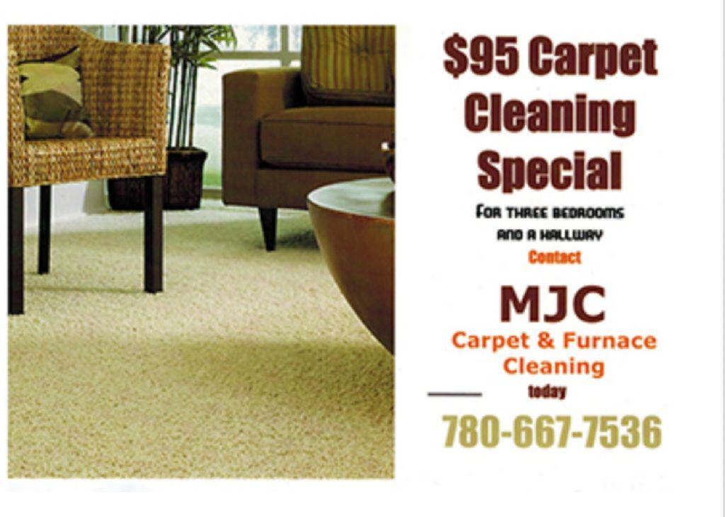 Special MJC Edmonton Alberta Carpet Cleaning Services